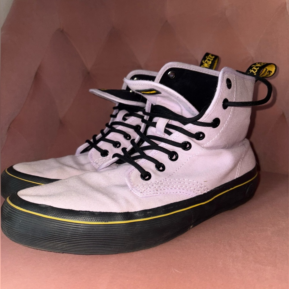 Dr. Marten’s “Modet” Canvas High Top Sneakers - Lilac, Size 10 W - Picture 7 of 8